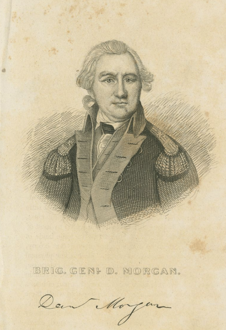 The Miriam and Ira D. Wallach Division of Art, Prints and Photographs: Print Collection, The New York Public Library. “Gen. Daniel Morgan” New York Public Library Digital Collections.